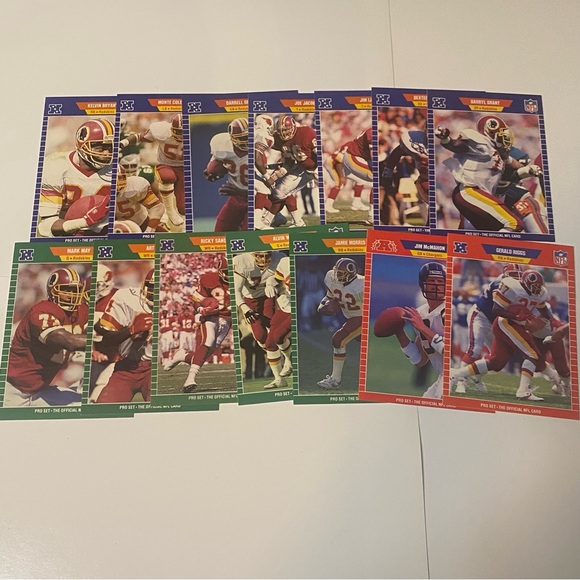 1989 - 1990  Pro Set Football Cards Lot of 82 Cards Vintage - Picture 3 of 8